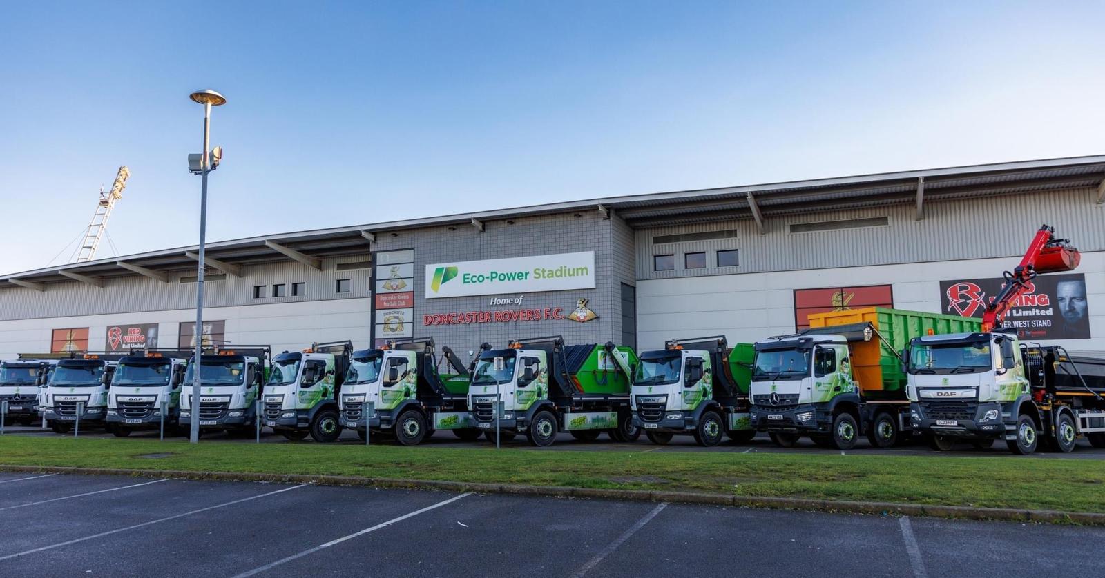 Eco-Power commercial fleet with matching ATZ Group livery